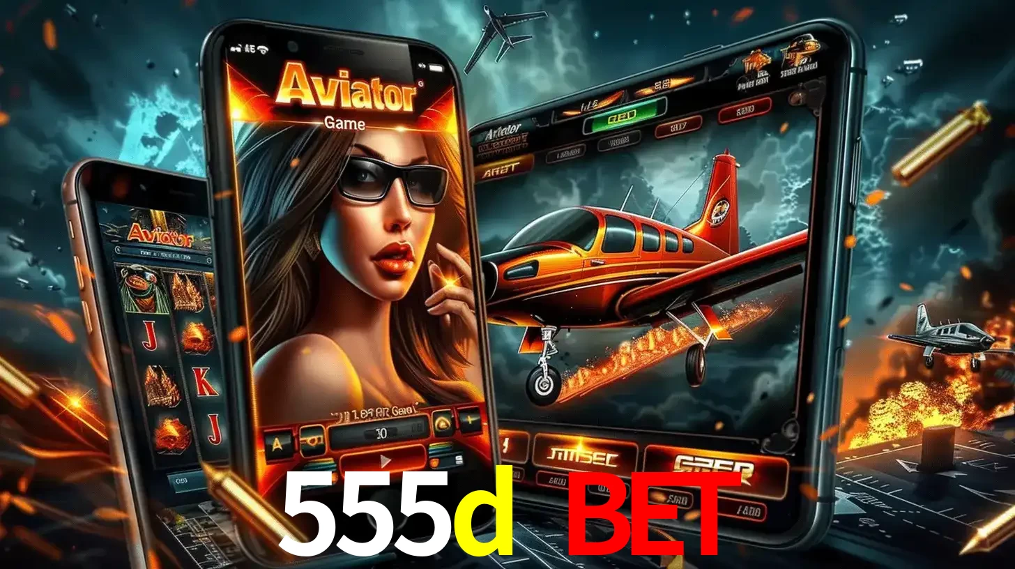 O popular jogo de apostas Aviator exibido em vários celulares e tablets, mostrando a interface emocionante e a ação de voo disponíveis para jogar agora no 555d bet.
