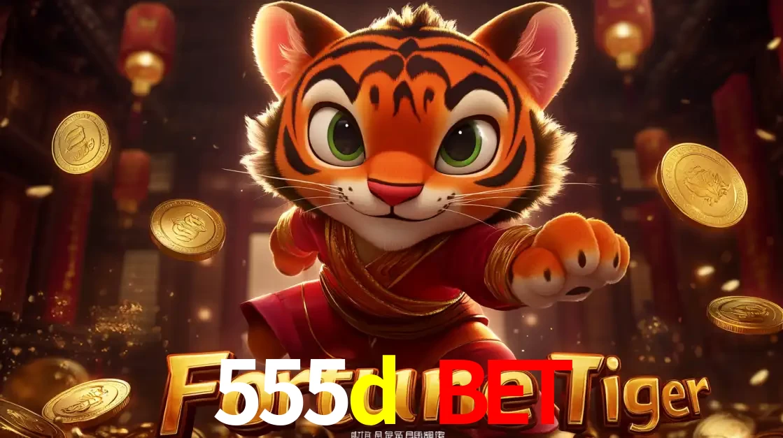O carismático mascote do jogo de slot Fortune Tiger, um tigre fofo em pose de artes marciais, pronto para trazer sorte e multiplicadores de ganhos no cassino online 555d bet.